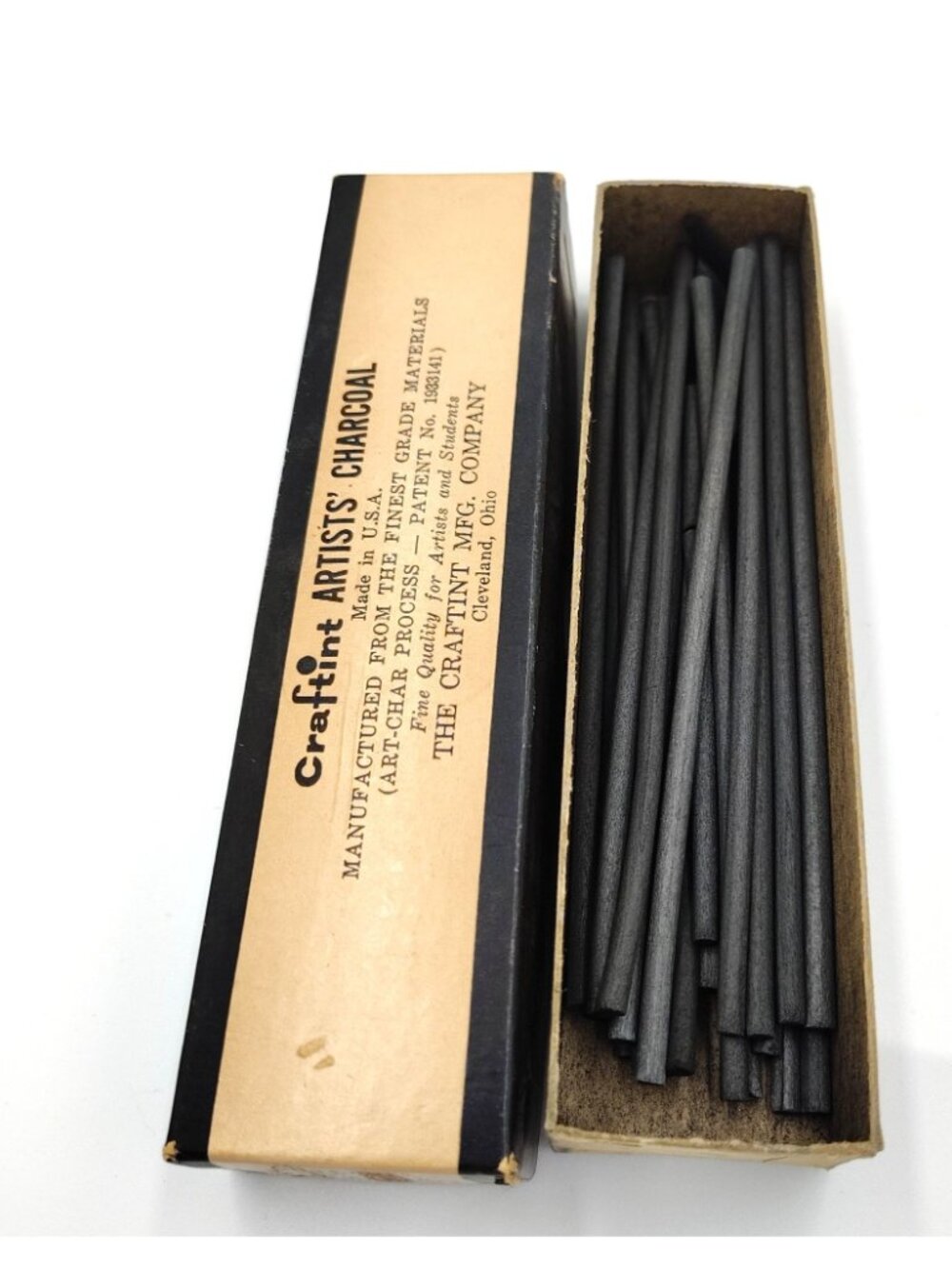 Vintage Craftint Artists Charcoal Box Art-Char Process Cleveland OH Partial Set - Picture 7 of 12